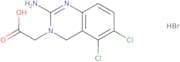 2-Amino-5,6-dichloro-3(4H)-quinazoline acetic acid hydrobromide