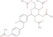 2S,3S,4R,5R,6R-2-3-4-Acetoxybenzyl-4-chlorophenyl-6-(acetoxymethyl)tetrahydro-2H-pyran-3,4,5-triyl…