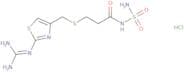 N-(Aminosulphonyl)-3-[[[2-[(aminoiminomethyl)amino]-4-thiazolyl]methyl]thio]propanamide, hydrochlo…