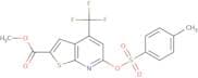 Methyl 6-[(4-methylbenzenesulfonyl)oxy]-4-(trifluoromethyl)thieno[2,3-b]pyridine-2-carboxylate