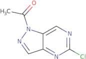 1-{5-Chloro-1H-pyrazolo[4,3-d]pyrimidin-1-yl}ethan-1-one