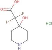 2,2-Difluoro-2-(4-hydroxypiperidin-4-yl)acetic acid hydrochloride