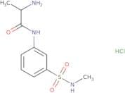 2-Amino-N-[3-(methylsulfamoyl)phenyl]propanamide hydrochloride