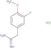 2-(3-Fluoro-4-methoxyphenyl)ethanimidamide hydrochloride
