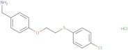 (4-{2-[(4-Chlorophenyl)sulfanyl]ethoxy}phenyl)methanamine hydrochloride