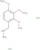 [(2,3,4-Trimethoxyphenyl)methyl]hydrazine dihydrochloride