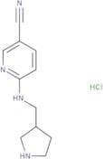 6-[(Pyrrolidin-3-ylmethyl)amino]pyridine-3-carbonitrile hydrochloride
