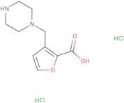 3-(Piperazin-1-ylmethyl)furan-2-carboxylic acid dihydrochloride