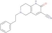 2-Oxo-6-(2-phenylethyl)-1,2,5,6,7,8-hexahydro-1,6-naphthyridine-3-carbonitrile