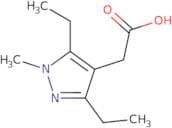 2-(3,5-Diethyl-1-methyl-1H-pyrazol-4-yl)acetic acid