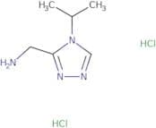[4-(Propan-2-yl)-4H-1,2,4-triazol-3-yl]methanamine dihydrochloride