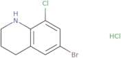 6-Bromo-8-chloro-1,2,3,4-tetrahydroquinoline hydrochloride