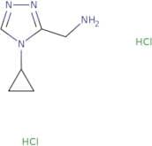 (4-Cyclopropyl-4H-1,2,4-triazol-3-yl)methanamine dihydrochloride