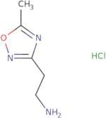 -2(5-Methyl-1,2,4-Oxadiazol-3-Yl)Ethan-1-Amine Hydrochloride