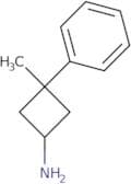 3-Methyl-3-phenylcyclobutan-1-amine