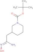 tert-Butyl 3-[(N'-hydroxycarbamimidoyl)methyl]piperidine-1-carboxylate
