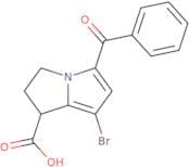 5-Benzoyl-7-bromo-2,3-dihydro-1H-pyrrolizine-1-carboxylic acid - Racemic