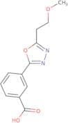 3-[5-(2-Methoxyethyl)-1,3,4-oxadiazol-2-yl]benzoic acid