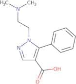 1-[2-(Dimethylamino)ethyl]-5-phenyl-1H-pyrazole-4-carboxylic acid