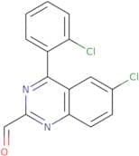 6-Chloro-4-(2-chlorophenyl)-2-quinazolinecarboxaldehyde
