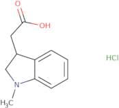 2-(1-Methyl-2,3-dihydro-1H-indol-3-yl)acetic acid hydrochloride