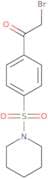2-Bromo-1-[4-(piperidine-1-sulfonyl)phenyl]ethan-1-one