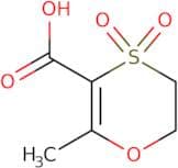 5,​6-Ddihydro-​2-​methyl-​1,​4-​oxathiin-​3-​carboxylic acid 4,​4-​dioxide