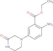 Ethyl 2-amino-5-(3-oxopiperazin-1-yl)benzoate