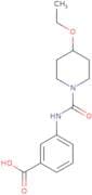 3-[(4-Ethoxypiperidine-1-carbonyl)amino]benzoic acid