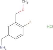 [4-Fluoro-3-(methoxymethyl)phenyl]methanamine hydrochloride