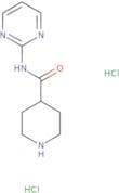 N-(Pyrimidin-2-yl)piperidine-4-carboxamide dihydrochloride
