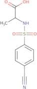 2-(4-Cyanobenzenesulfonamido)propanoic acid