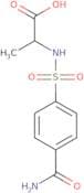 2-(4-Carbamoylbenzenesulfonamido)propanoic acid