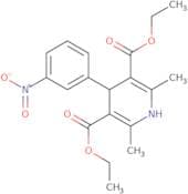 1,4-Dihydro-2,6-dimethyl-4-(3-nitrophenyl)-3,5-pyridinedicarboxylic acid diethyl ester