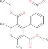 2,6-Dimethyl-4-(3-nitrophenyl)-3,5-pyridinedicarboxylic acid ethyl methyl ester