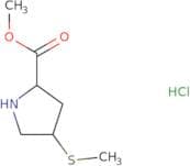 Methyl (2S,4R)-4-(methylsulfanyl)pyrrolidine-2-carboxylate hydrochloride