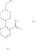 2-[4-(Aminomethyl)piperidin-1-yl]pyridine-3-carboxamide dihydrochloride