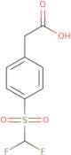 2-(4-Difluoromethanesulfonylphenyl)acetic acid