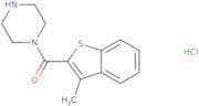 1-(3-Methyl-1-benzothiophene-2-carbonyl)piperazine hydrochloride