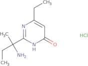 2-(2-Aminobutan-2-yl)-6-ethyl-3,4-dihydropyrimidin-4-one hydrochloride