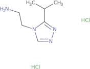 2-[3-(Propan-2-yl)-4H-1,2,4-triazol-4-yl]ethan-1-amine dihydrochloride