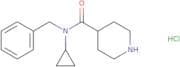 N-Benzyl-N-cyclopropylpiperidine-4-carboxamide hydrochloride