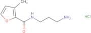 N-(3-Aminopropyl)-3-methylfuran-2-carboxamide hydrochloride