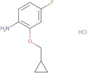 2-(Cyclopropylmethoxy)-4-fluoroaniline hydrochloride