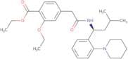 (S)-Ethyl 2-ethoxy-4-[[[N-[1-(2-piperidinophenyl)-3-methyl-1-butyl]amino]carbonyl]methyl]benzoate