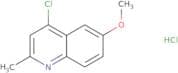 4-Chloro-6-methoxy-2-methylquinoline hydrochloride