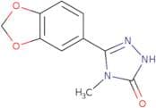 3-(1,3-Dioxaindan-5-yl)-4-methyl-4,5-dihydro-1H-1,2,4-triazol-5-one