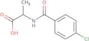 2-[(4-Chlorobenzoyl)amino]propanoic acid