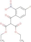 1,3-Diethyl 2-(4-fluoro-2-nitrobenzoyl)propanedioate