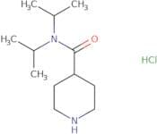 N,N-Bis(propan-2-yl)piperidine-4-carboxamide hydrochloride